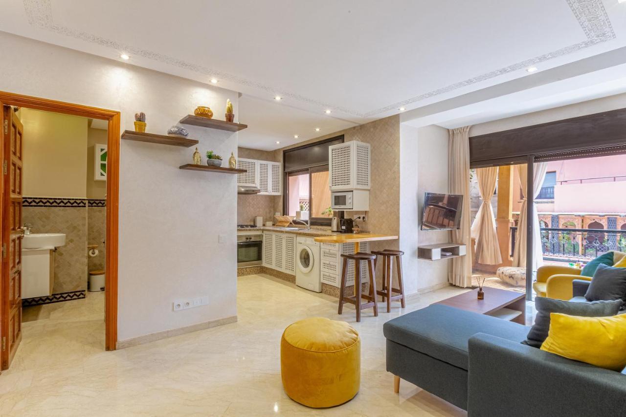 Le Palmier - Appartement Authentique A Gueliz مراكش المظهر الخارجي الصورة