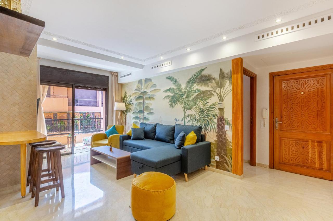 Le Palmier - Appartement Authentique A Gueliz مراكش المظهر الخارجي الصورة