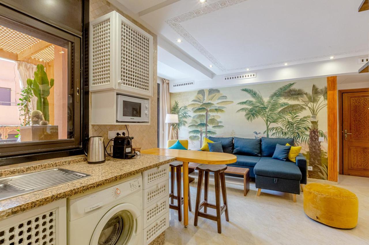 Le Palmier - Appartement Authentique A Gueliz مراكش المظهر الخارجي الصورة