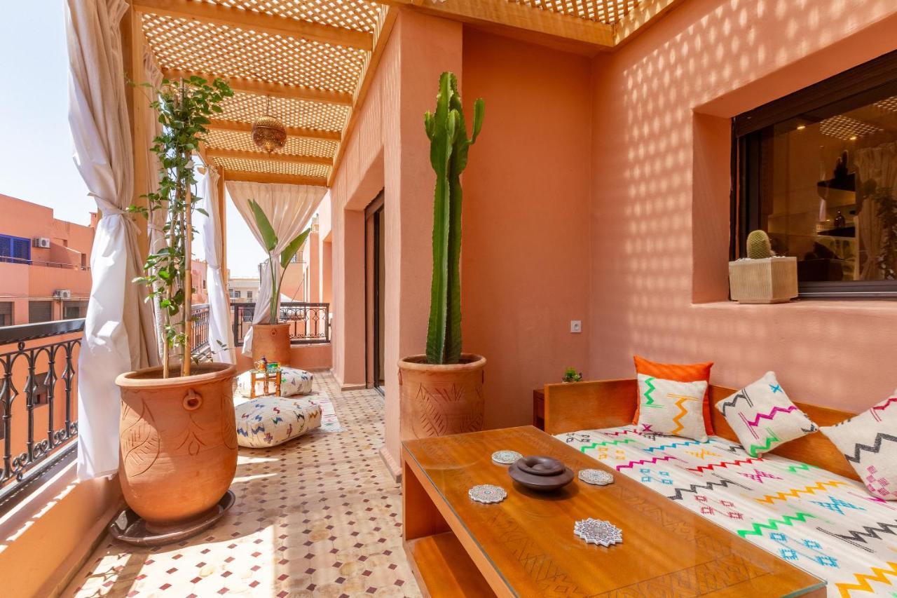 Le Palmier - Appartement Authentique A Gueliz مراكش المظهر الخارجي الصورة