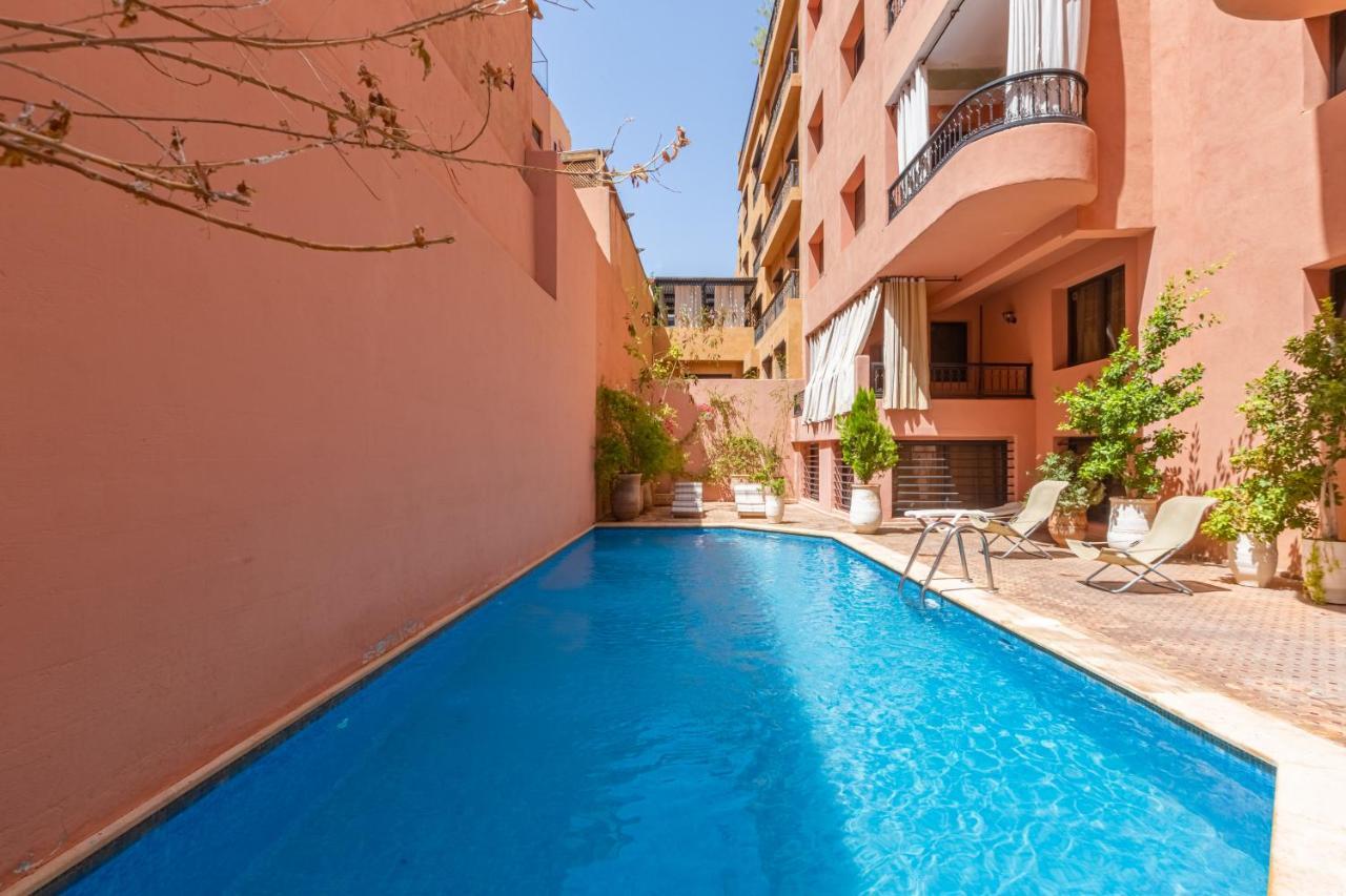 Le Palmier - Appartement Authentique A Gueliz مراكش المظهر الخارجي الصورة